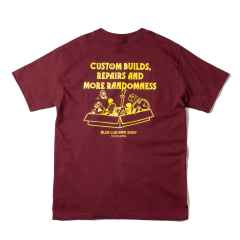 *BLUE LUG* all-star shop t-shirt (burgundy)