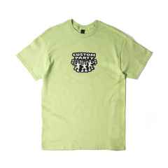 *BLUE LUG* custom party t-shirt (pistachio green)