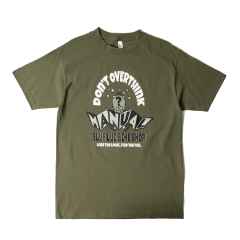 *BLUE LUG* no manual t-shirt (military green)