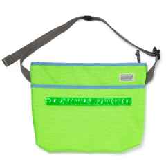 *BLUE LUG* stroll sacoche (flash green/reflector)