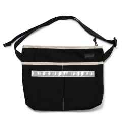 *BLUE LUG* stroll sacoche (black/natural/reflector)