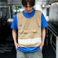 *BLUE LUG* kangaroo safety vest (beige)