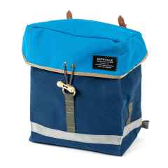 *RIVENDELL* sackville backabike bag (navy/bright blue)