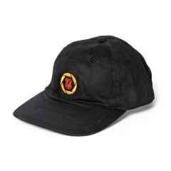 *MASH* aperture black waxed canvas hat (black)