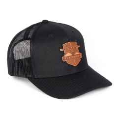 *THOMSON* head badge trucker hat (black)