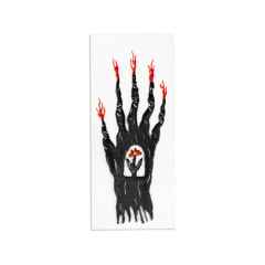 *GHOOOST* transfer sticker (fire hand)
