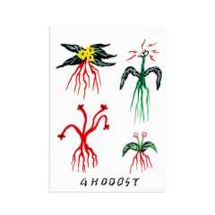 *GHOOOST* transfer sticker (flowerz 2)