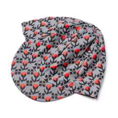 *RON'S BIKES* larons tulips and holly cap (gray)