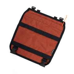 *FAIRWEATHER* handlebar bag ADV detachable flap (ultra grid/chili)