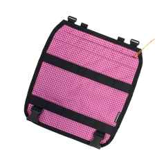 *FAIRWEATHER* handlebar bag ADV detachable flap (ultra grid/berry)