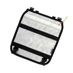 *FAIRWEATHER* handlebar bag ADV detachable flap (dyneema hybrid/white)