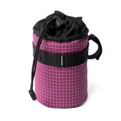 *FAIRWEATHER* stem bag (grid rip/purple)