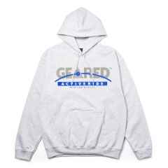 *BLUE LUG* geared hoodie (ash gray)