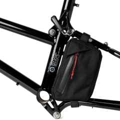 *FAIRWEATHER* seat stay bag for bike friday (black)