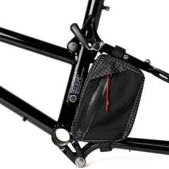 *FAIRWEATHER* seat stay bag for bike friday (cordura/black/black)