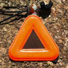 *CAMP AND GO SLOW×BLUE LUG* triangle reflector (brown trout)