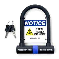 *BLUE LUG* steel u-lock
