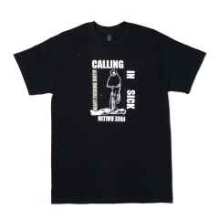 *CALLING IN SICK* free ballin shirt (black)