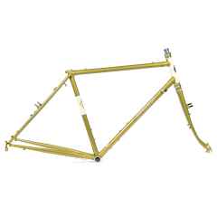 *RIVENDELL* joe appaloosa frame set (lime olive)