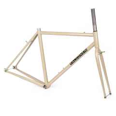*FALCONER CYCLES* track frame set (khaki beige)