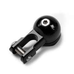 *SON NABENDYNAMO* bracket deluxe 2d light mount short (black)