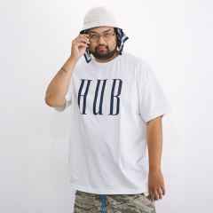 *BLUE LUG* HUB daily t-shirt (white)