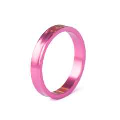 *CRUST BIKES* 1inch 24 palms headset spacer (pink)