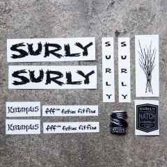 *SURLY* krampus new frame decal set (black)