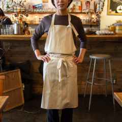 *BLUE LUG* T1 apron (light beige)