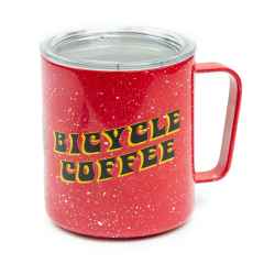 *BICYCLE COFFEE* panther camp cup (red)