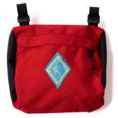 *ATMOSPHERE MOUNTAIN WORKS* handlebar tube bag (LARGE/red/black)