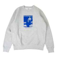 *CALLING IN SICK×BLUE LUG* heat sweatshirt (grey)