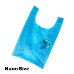 *FAIRWEATHER* packable nano tote (cyan)