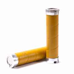 *BROOKS* slender leather grip (mustard)