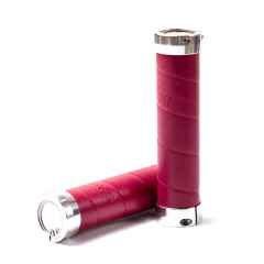 *BROOKS* slender leather grip (raspberry)