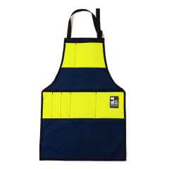 ILE work apron エプロン blue lug ブルーラグ ILE* work apron (waxed grey/x-pac purple) - BLUE LUG ONLINE