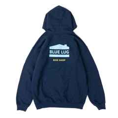 *BLUE LUG* house logo hoodie (navy)