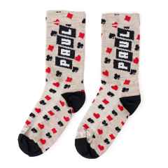 *PAUL* aces wool socks (royal flush)