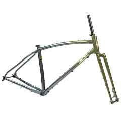 *WILDE* supertramp frame (sparkly green/gray)