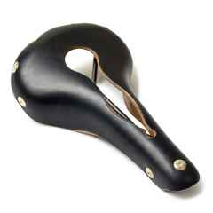 *BERTHOUD* aravis open leather saddle (black)