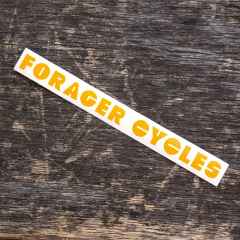 *FORAGER CYCLES* vinyl  logo decal