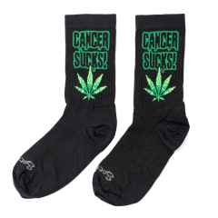 *SOCKGUY* long socks (cancer sucks leaf)