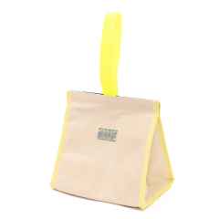 *BLUE LUG* cooler bag (wax natural/yellow)