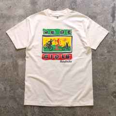 *BLUE LUG* we be ridin' t-shirt (cream)