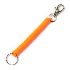 *SUPER COIL* clip on key coil (orange)