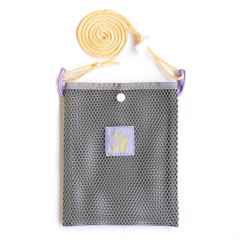 *BLUE LUG* mini sacoche (mesh grey/grey)