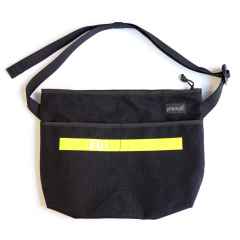 *BLUE LUG* stroll sacoche (black/reflector)