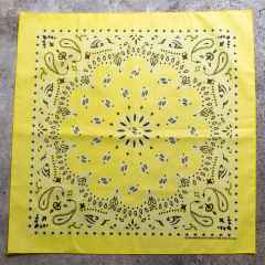 *BL SELECT* bandana (paisley/yellow)