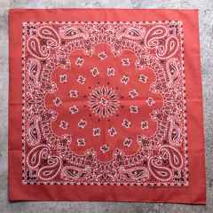 *BL SELECT* bandana (paisley/terracotta red)