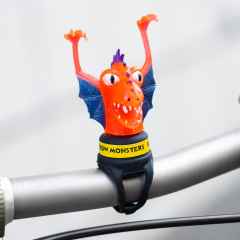 *RAINBOW MONSTERS* bicycle lights (wizard sleeves)